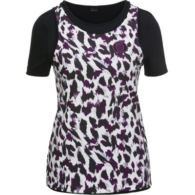Goldner Fashion Laufshirt - creme / purple / multicolor - Gr. 34 Goldner Fashion Laufshirt - creme / purple / multicolor - Gr. 34