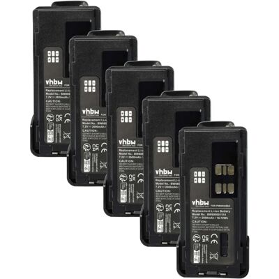 vhbw Motorola PMNN4491AR Battery - 2600mAh, Black, Belt Clip vhbw Motorola PMNN4491AR Battery - 2600mAh, Black, Belt Clip