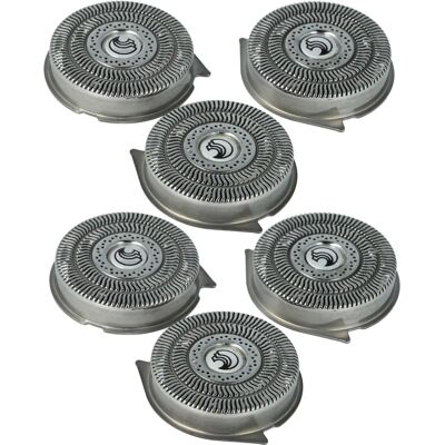 Cabezas de afeitadora de repuesto VHBW 6x para Philips - Juego completo Cabezas de afeitadora de repuesto VHBW 6x para Philips - Juego completo