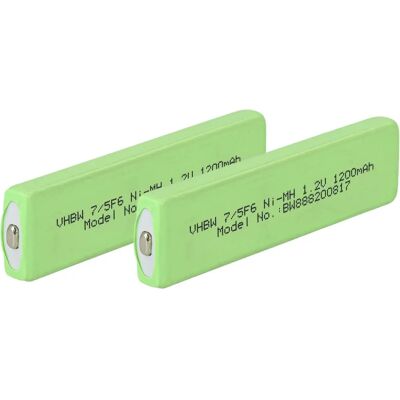 vhbw 2x Battery Cell for Sony Portable DVD Player - High Capacity NiMH vhbw 2x Battery Cell for Sony Portable DVD Player - High Capacity NiMH