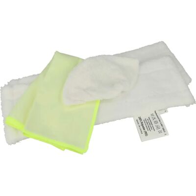vhbw Set of 4 microfiber pads for steam cleaner vhbw Set of 4 microfiber pads for steam cleaner