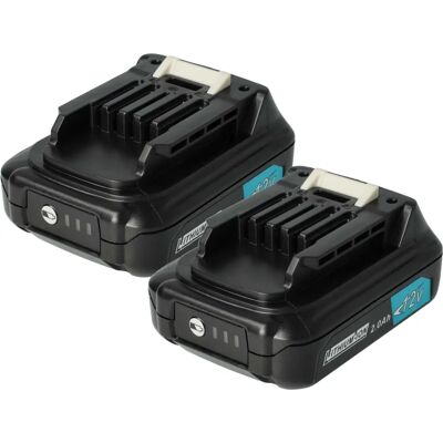 vhbw 2x Repuesto Batería Makita - 12 V, 2000 mAh vhbw 2x Repuesto Batería Makita - 12 V, 2000 mAh