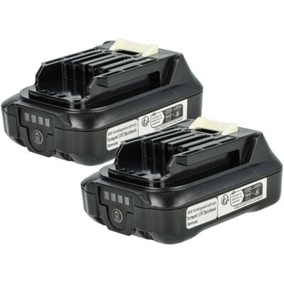 vhbw 2x Batería para Makita - 2000mAh, 12V, Li-Ion - Batería vhbw 2x Batería para Makita - 2000mAh, 12V, Li-Ion - Batería