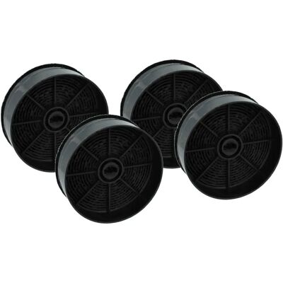 vhbw 4x Filtre à Charbon Actif - Hotte de Cuisine - 12,4cm - Noir vhbw 4x Filtre à Charbon Actif - Hotte de Cuisine - 12,4cm - Noir