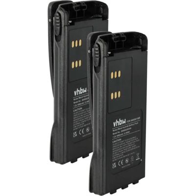 vhbw Batterie de Radio Motorola - 1800mAh NiMH - Noir vhbw Batterie de Radio Motorola - 1800mAh NiMH - Noir