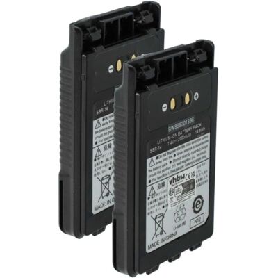 vhbw Remplacement de Batterie Yaesu - 2000mAh, Noir - Batterie Radio vhbw Remplacement de Batterie Yaesu - 2000mAh, Noir - Batterie Radio