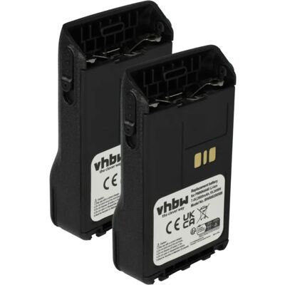 vhbw 2x Battery Replacement for Motorola PMNN4511A, PMNN4440, PMNN4502A, PMNN4440AR - Radio Battery vhbw 2x Battery Replacement for Motorola PMNN4511A, PMNN4440, PMNN4502A, PMNN4440AR - Radio Battery