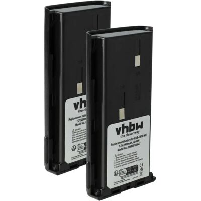 vhbw Kenwood Battery Replacement - 2000mAh, Black vhbw Kenwood Battery Replacement - 2000mAh, Black