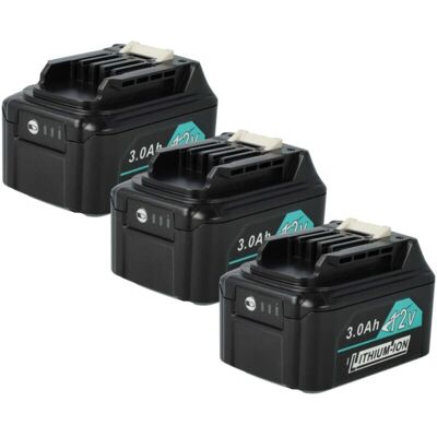 vhbw Batería Makita - 12V 3000mAh Li-Ion Negra vhbw Batería Makita - 12V 3000mAh Li-Ion Negra