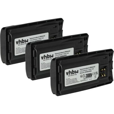 vhbw Batterie Motorola - Haute Capacité Lithium-Ion - Noire - Batterie Radio vhbw Batterie Motorola - Haute Capacité Lithium-Ion - Noire - Batterie Radio