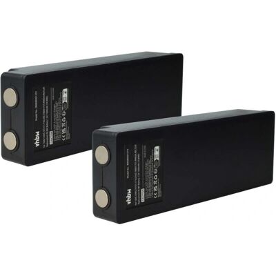 Vhbw 2x Batería para Scanreco RSC7220 - Mando industrial - Negro Vhbw 2x Batería para Scanreco RSC7220 - Mando industrial - Negro