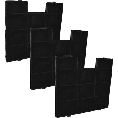 vhbw 3x activated carbon filter for Domatix Molina Isola 980 N cooker hood - 23.4 x 24.6 x 1.3 cm Black vhbw 3x activated carbon filter for Domatix Molina Isola 980 N cooker hood - 23.4 x 24.6 x 1.3 cm Black