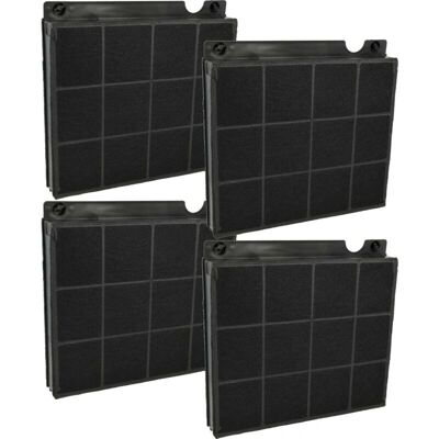 vhbw 4x filtre à charbon activé pour hotte Elica SPOT NG H6 IX/A/60/90 vhbw 4x filtre à charbon activé pour hotte Elica SPOT NG H6 IX/A/60/90