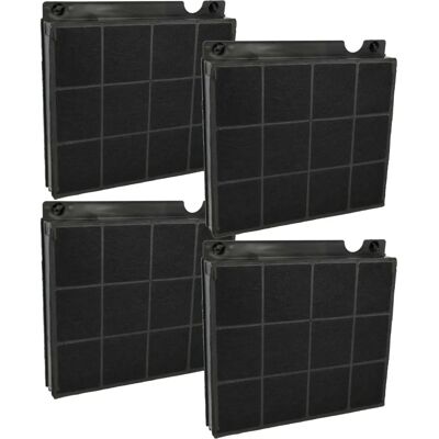 Filtre à Charbon Actif Compatible Elica - 4 pièces Filtre à Charbon Actif Compatible Elica - 4 pièces