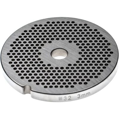 vhbw Edelstahl perforierter Scheibe - 3mm Löcher, 13,4mm Mittelbohrung - Für Caso Fleischwolf vhbw Edelstahl perforierter Scheibe - 3mm Löcher, 13,4mm Mittelbohrung - Für Caso Fleischwolf