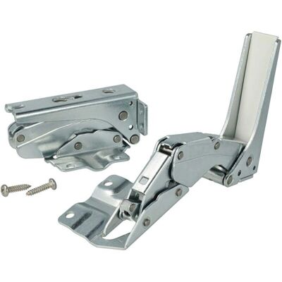 Brandt 41X0396 - Kit de charnière de porte de réfrigérateur - Argent Brandt 41X0396 - Kit de charnière de porte de réfrigérateur - Argent