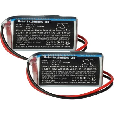 vhbw Batteries Verisure CR-2/3AZ - Accessoires Système d'alarme vhbw Batteries Verisure CR-2/3AZ - Accessoires Système d'alarme