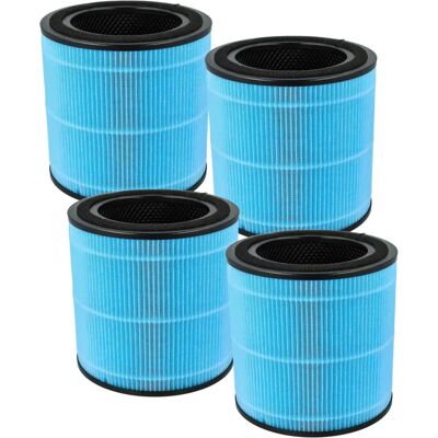 Ensemble de filtres HEPA vhbw pour purificateur d'air - 4x H13, Charbon, compatible avec Airtok AP0601-RF - Publicité Ensemble de filtres HEPA vhbw pour purificateur d'air - 4x H13, Charbon, compatible avec Airtok AP0601-RF - Publicité