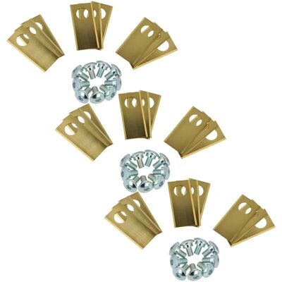 vhbw 27x Replacement Blade for Worx Landroid M WG755E, M800, WG790E.1, WG143E - Lawn Mower Blade vhbw 27x Replacement Blade for Worx Landroid M WG755E, M800, WG790E.1, WG143E - Lawn Mower Blade