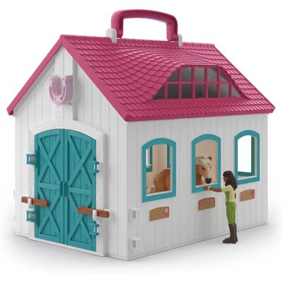 Étable ouverte Schleich Horse Club - Coffret jouet Étable ouverte Schleich Horse Club - Coffret jouet