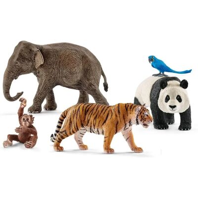 Schleich Wild Animal Toys - 5-Piece Set of Realistic Animal Figurines Schleich Wild Animal Toys - 5-Piece Set of Realistic Animal Figurines