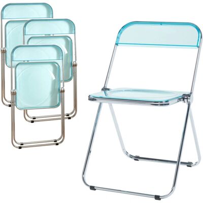 Casa Set aus 4 Azzurro Klappstühle - Faltstühle Casa Set aus 4 Azzurro Klappstühle - Faltstühle