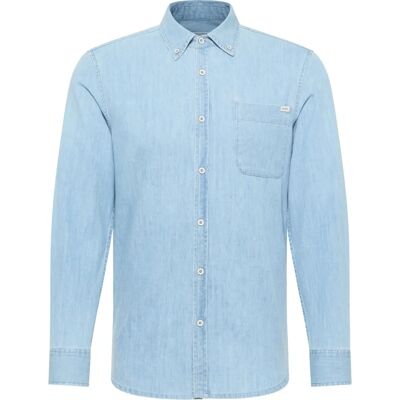 Chemise en denim Mustang Cullman Slim Fit - Manches longues Chemise en denim Mustang Cullman Slim Fit - Manches longues