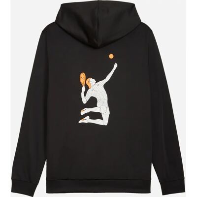 Sudadera Negra de Rendimiento Puma Momo González Sudadera Negra de Rendimiento Puma Momo González