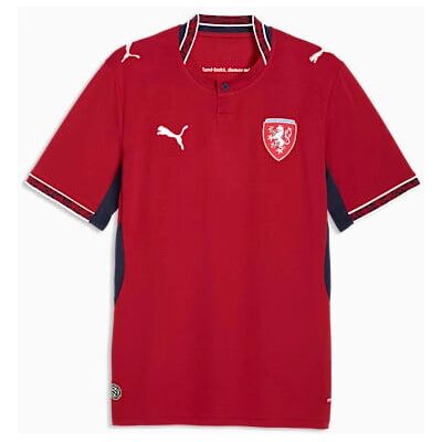 Puma Czech Republic 2026 Red Jersey - Home Football Shirt Puma Czech Republic 2026 Red Jersey - Home Football Shirt