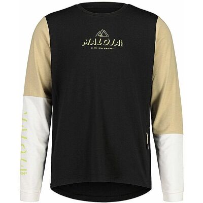 Maloja - AnderterM. - Deep Black Multi - L - Radtrikot Maloja - AnderterM. - Deep Black Multi - L - Radtrikot