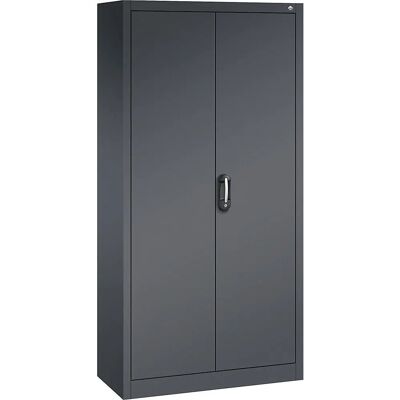 C+P Stahlschrank mit Schloss - 930x400mm, Grau Schwarz C+P Stahlschrank mit Schloss - 930x400mm, Grau Schwarz