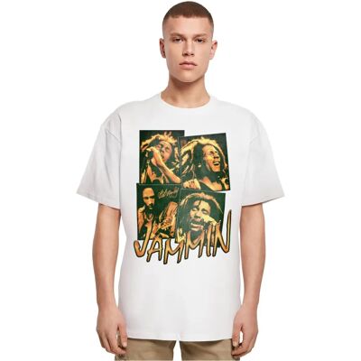 MERCHCODE Bob Marley Jammin Live Oversize T-Shirt - Décontracté MERCHCODE Bob Marley Jammin Live Oversize T-Shirt - Décontracté