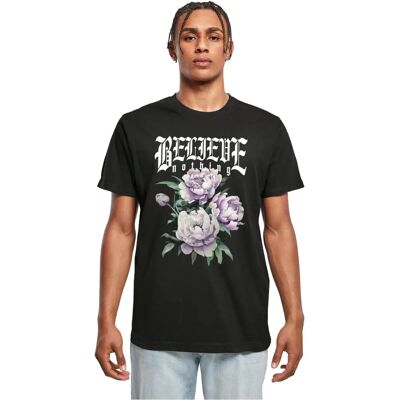 Mister Tee Black T-shirt Believe Nothing - T-shirt Mister Tee Black T-shirt Believe Nothing - T-shirt