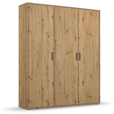 RAUCH Voyager Eiche Artisan Kleiderschrank - 3 Türen, 6 Einlegeböden RAUCH Voyager Eiche Artisan Kleiderschrank - 3 Türen, 6 Einlegeböden