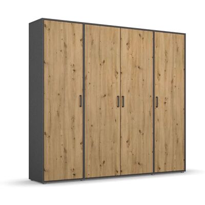 RAUCH VOYAGER Kleiderschrank - Verstellbare Regale, 4 Türen RAUCH VOYAGER Kleiderschrank - Verstellbare Regale, 4 Türen