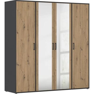 rauch BLUE - Voyager - Graumetallic - 187x194x53 - Wardrobe rauch BLUE - Voyager - Graumetallic - 187x194x53 - Wardrobe