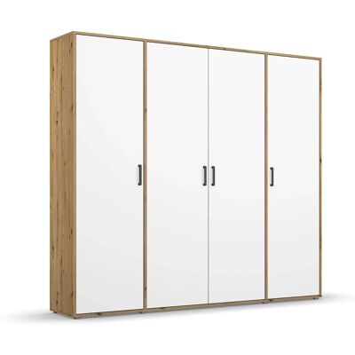 RAUCH Voyager Kleiderschrank - Eiche Artisan, Alpinweiß RAUCH Voyager Kleiderschrank - Eiche Artisan, Alpinweiß