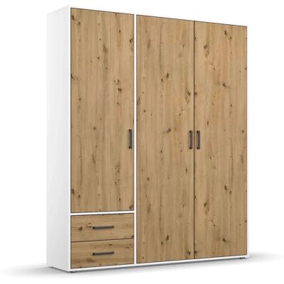 rauch BLUE - VOYAGER - Alpine White/Oak Artisan - 140x194x53 - Wardrobe rauch BLUE - VOYAGER - Alpine White/Oak Artisan - 140x194x53 - Wardrobe