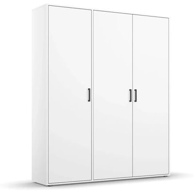 RAUCH Voyager Kleiderschrank - Alpinweiß, 3-türig, 140x53x194 cm RAUCH Voyager Kleiderschrank - Alpinweiß, 3-türig, 140x53x194 cm