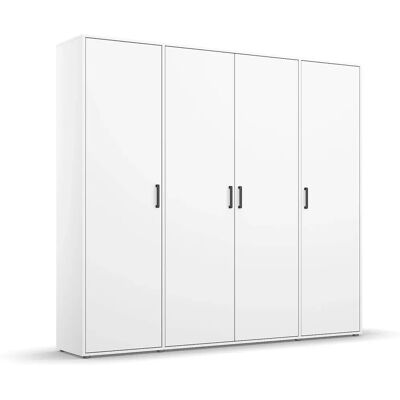 Rauch Voyager Kleiderschrank - Alpinweiß & 4-türig Rauch Voyager Kleiderschrank - Alpinweiß & 4-türig