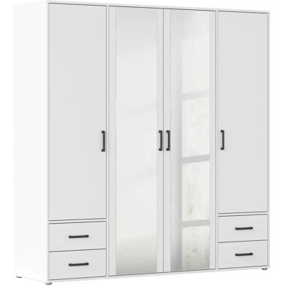 rauch BLUE - Voyager - Alpinweiß - 4-türig - Kleiderschrank rauch BLUE - Voyager - Alpinweiß - 4-türig - Kleiderschrank