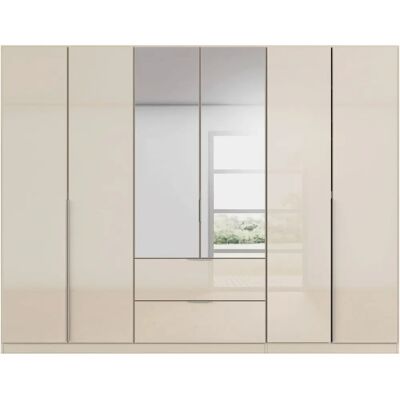 RAUCH AGORDO - Beige, Glasfront, Drehtürenschrank RAUCH AGORDO - Beige, Glasfront, Drehtürenschrank