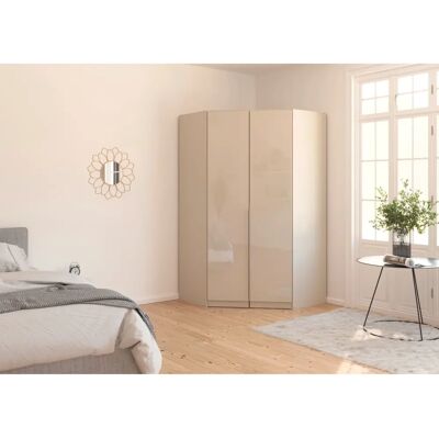 RAUCH - Agordo - Beige - Glastüren - Kleiderschrank RAUCH - Agordo - Beige - Glastüren - Kleiderschrank