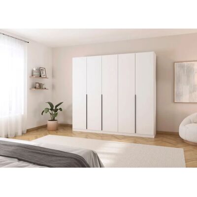 Rauch Agordo Kleiderschrank - Beige, 226cm breit, 229cm hoch, 54cm tief Rauch Agordo Kleiderschrank - Beige, 226cm breit, 229cm hoch, 54cm tief