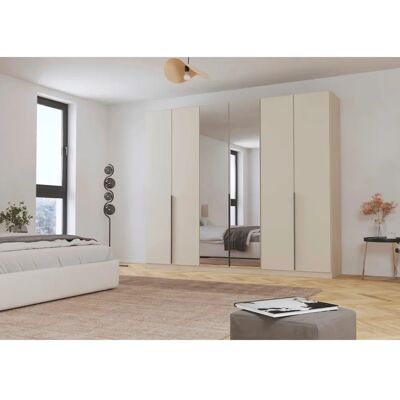 Rauch Agordo Kleiderschrank - Verstellbare Regale & Spiegel Rauch Agordo Kleiderschrank - Verstellbare Regale & Spiegel