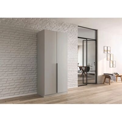RAUCH ORANGE - AGORDO - Seidengrau - 91x54x229 cm - Wardrobe RAUCH ORANGE - AGORDO - Seidengrau - 91x54x229 cm - Wardrobe