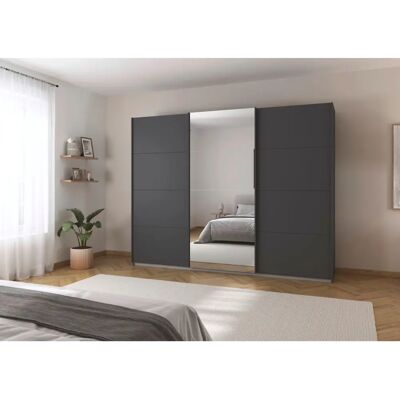rauch ORANGE – MÖBEL AGORDO Graumetallic 271 cm Kleiderschrank rauch ORANGE – MÖBEL AGORDO Graumetallic 271 cm Kleiderschrank