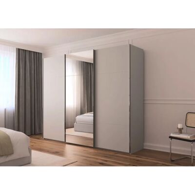rauch ORANGE - MÖBEL CONTIDO Seidengrau Kleiderschrank rauch ORANGE - MÖBEL CONTIDO Seidengrau Kleiderschrank