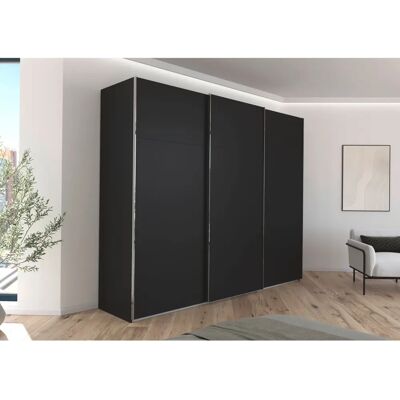 rauch ORANGE Contido - Schwarz - 271 cm - Schwebetüren - Kleiderschrank rauch ORANGE Contido - Schwarz - 271 cm - Schwebetüren - Kleiderschrank