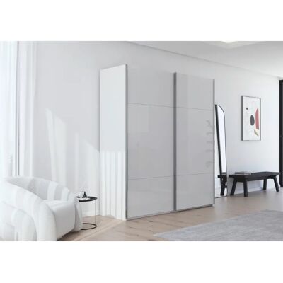 Rauch CONTIDO - Alpinweiß/Glas Kristallweiß - 201 cm x 223 cm - Kleiderschrank Rauch CONTIDO - Alpinweiß/Glas Kristallweiß - 201 cm x 223 cm - Kleiderschrank